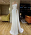 White Simple Evening Dresses Long Cheap Elegant Modest Mermaid Sexy Formal Party Prom Dresses