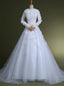 White Wedding Gown floor length bridal Gowns wedding bride Dresses