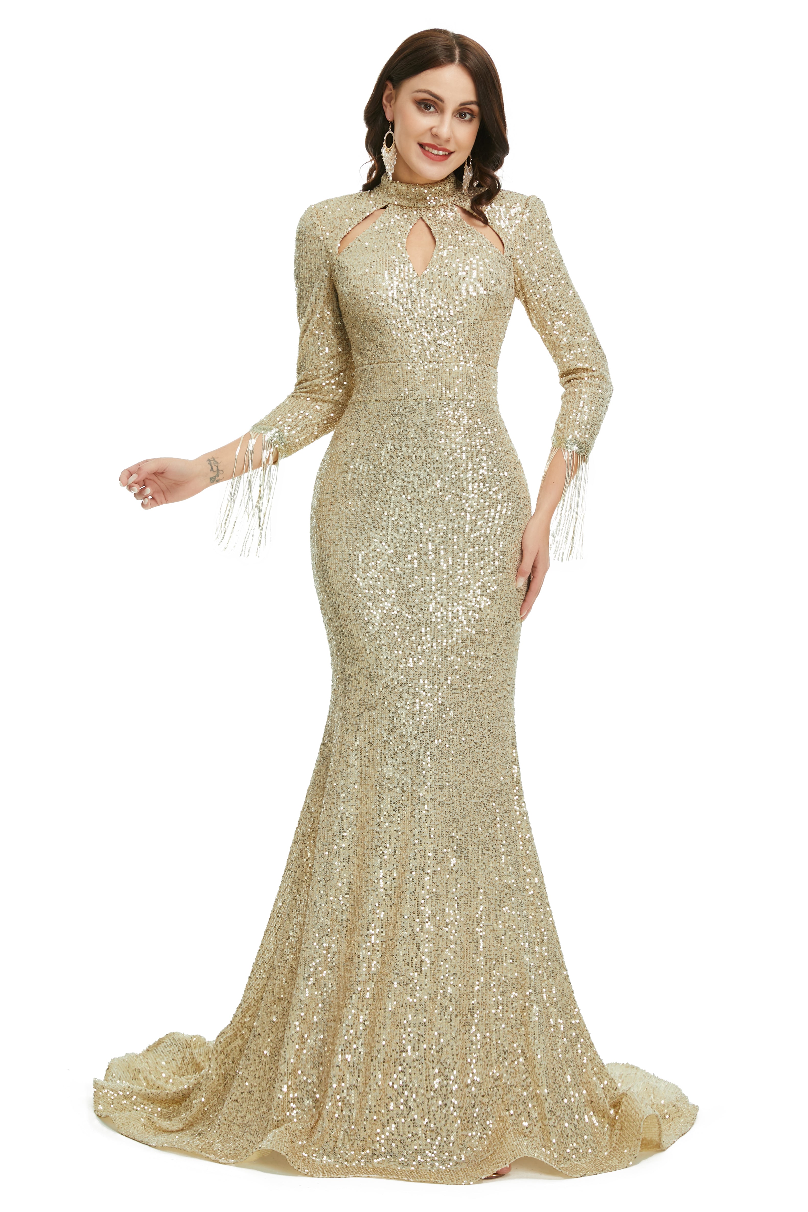 Long Prom Dress Full Sleeve Dress Prom Dresses 2026 Prom Gown