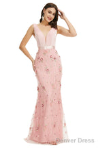 Lady Dresses Sleeveless Prom Dresses V Neck Formal Gowns 2025