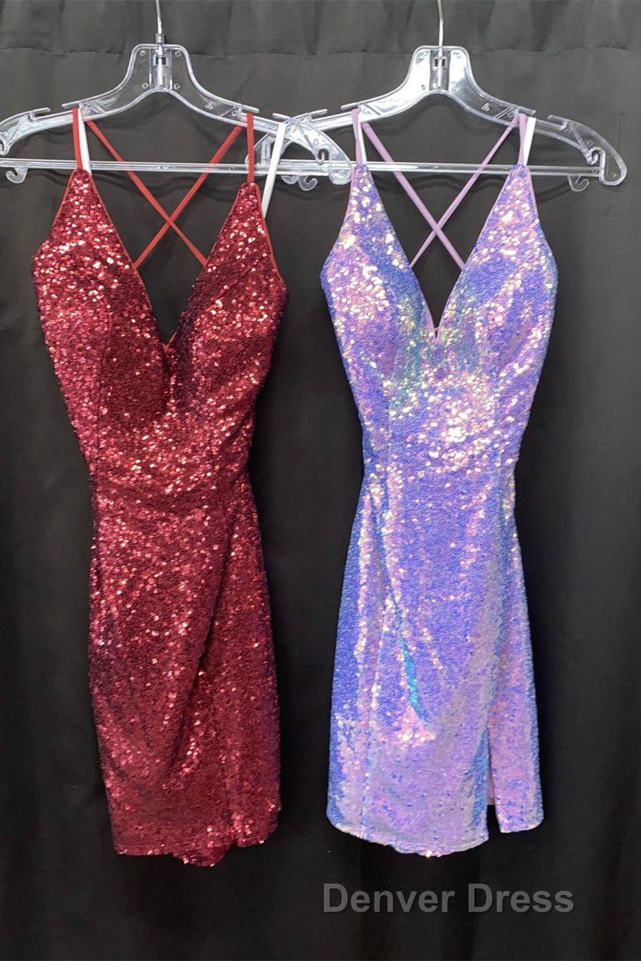 Cute Navy Blue Sequins Tight Mini Homecoming Dresses