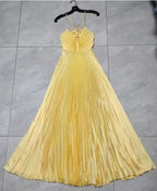 Forest Green Backless Prom Dress For Vegas Pool Prom?? Glam Chiffon Prom Dresses For Special Ocassion