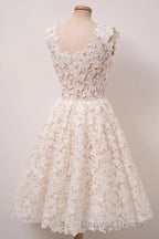 Chic A Line Short Lace Homecoming Dresses