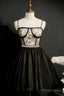 Rhinestone Straps A Line Homecoming Dresses