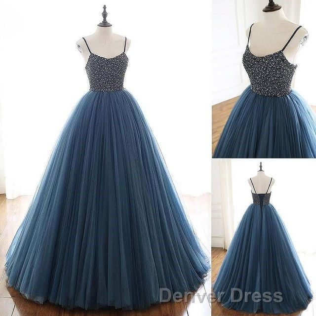 Beading Ball Gown Long Prom Dresses,Popular Evening Dresses,Fashion Winter Formal Dresses