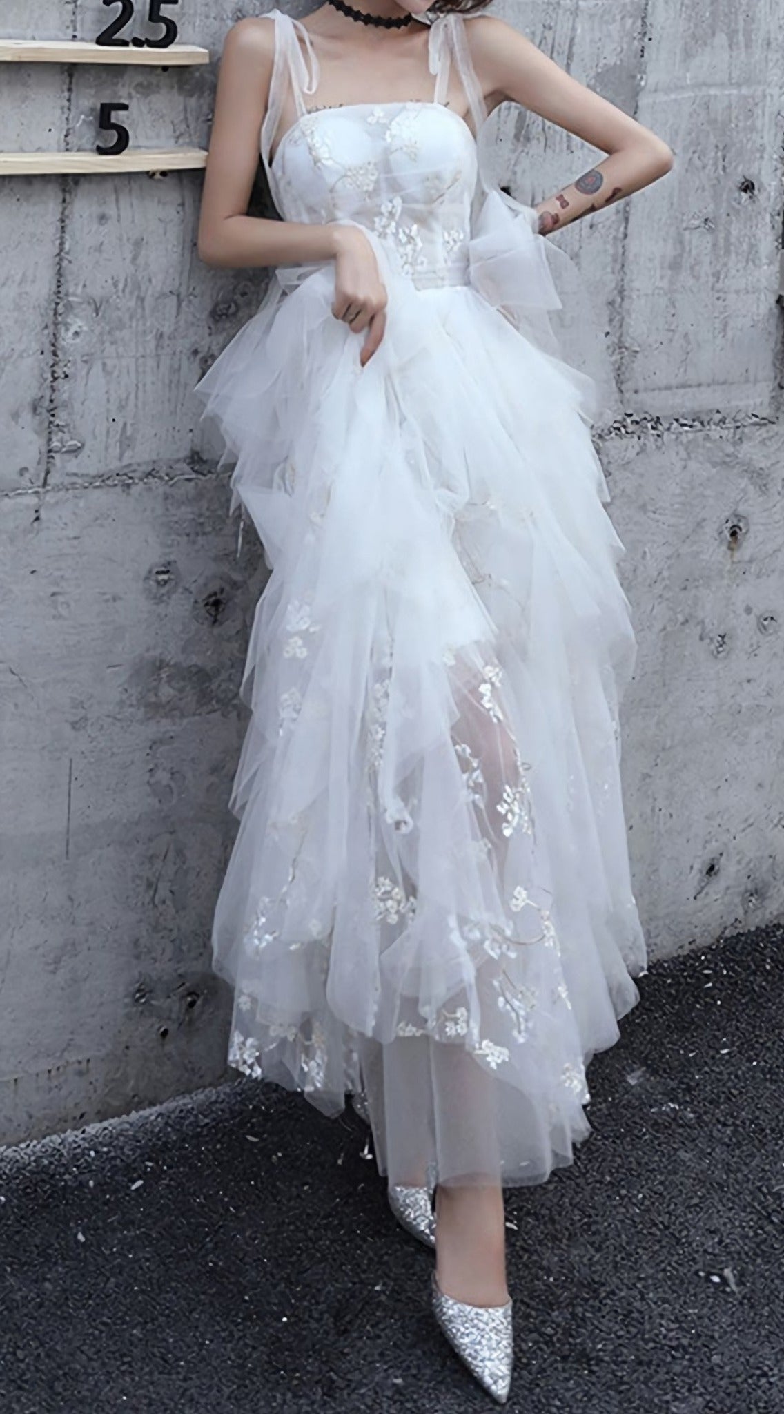 White Sweetheart Tulle Prom Dress White Prom Dresses