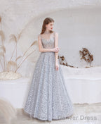 Gorgeous Beading High Neck Tulle Prom Dresses, With Cape Sleeves