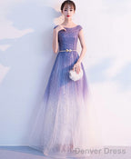 Unique Tulle Long Prom Dress Tulle Long Prom Dresses