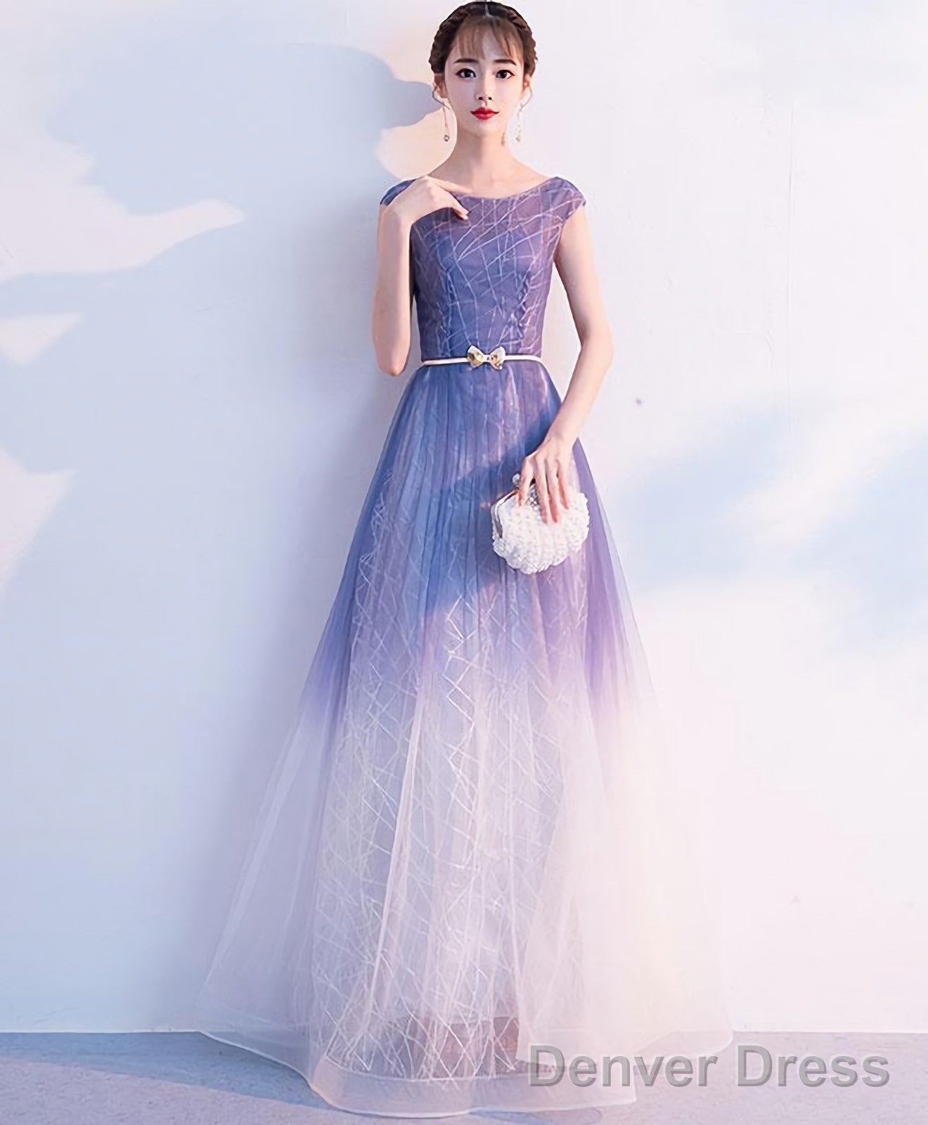 Unique Tulle Long Prom Dress Tulle Long Prom Dresses