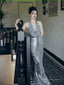 Sexy Mermaid Silver Sequin Prom Dress