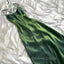 Vintage Green Simple Long Prom Dresses