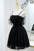 Chic Sleeveless Spaghetti Straps Tulle Princess Homecoming Dresses