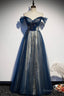 Tulle long off shoulder Prom Dresses