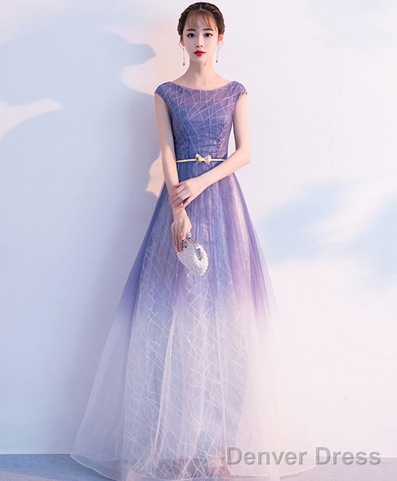 Unique Tulle Long Prom Dress Tulle Long Prom Dresses