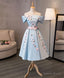 Blue Cute Short Prom Dress, Blue Homecoming Dresses