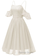 Off the Shoulder Lace Over Chiffon Sage Green Prom Dresses