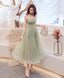 Simple Green Tulle Short Prom Dress Green Tulle Homecoming Dresses