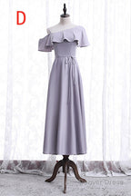 Elegant Lavender Long Mismatch Bridesmaid Dresses
