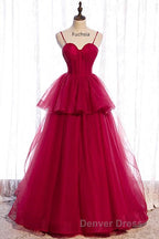 Elegant Spaghetti Straps Green Ball Gowns