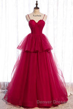 Elegant Spaghetti Straps Green Ball Gown