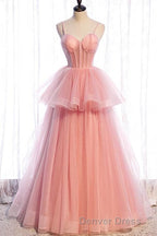 Elegant Spaghetti Straps Green Ball Gown