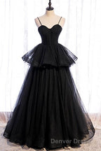 Elegant Spaghetti Straps Green Ball Gowns