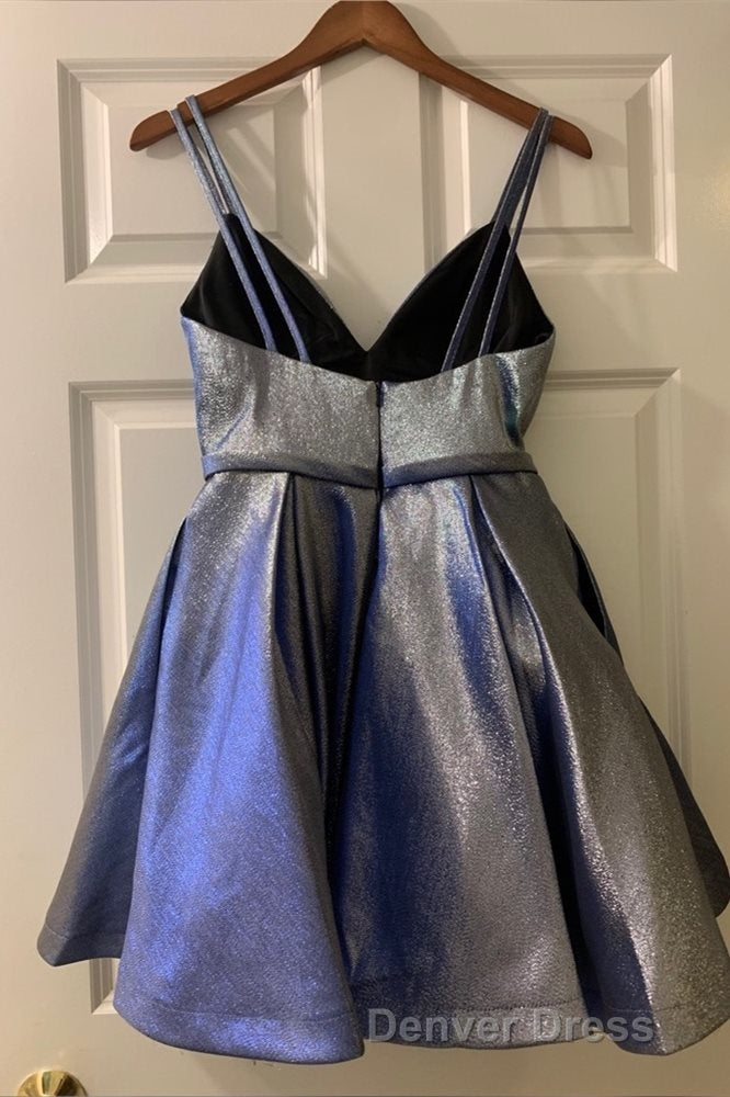 Double Straps A-line Short Homecoming Dresses Secondary image