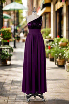 Beautiful Sequins One Shoulder Bridesmaid Dresses with Pockets