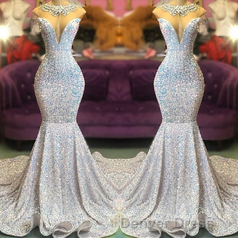 Glamorous Sequins Mermaid Long Evening Prom Dresses Online