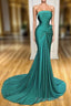 Elegant Strapless Long Mermaid Evening Prom Dresses Online