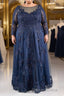 Half sleeves Sequined Elegant Lace Mother of The Bride Dresses