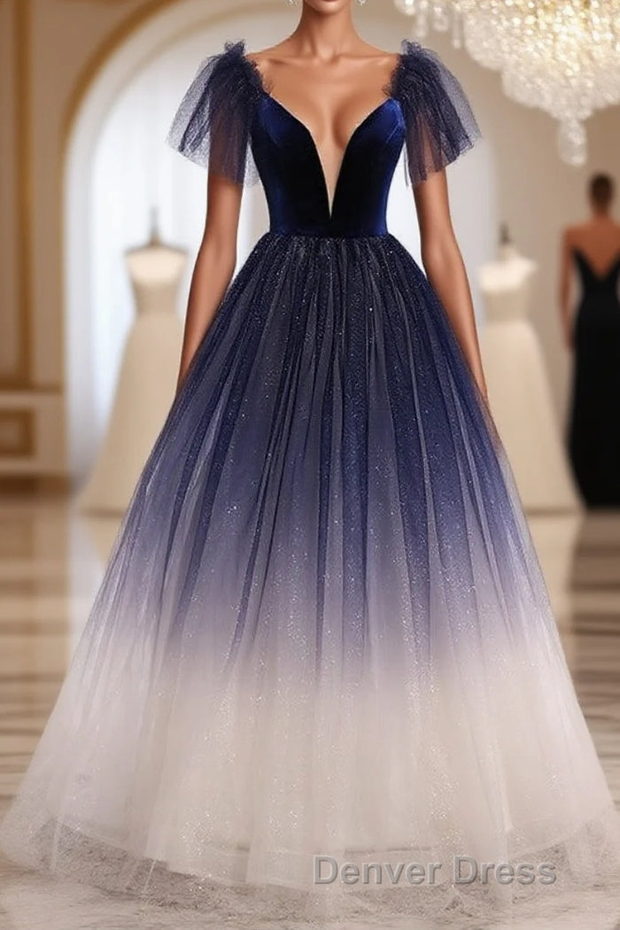 Elegant Backless Lace Up Long Charming Princess Prom Dresses For Girls