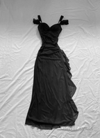 Sexy A Line Straps Ombre Grape Purple Chiffon Long Prom Dresses
