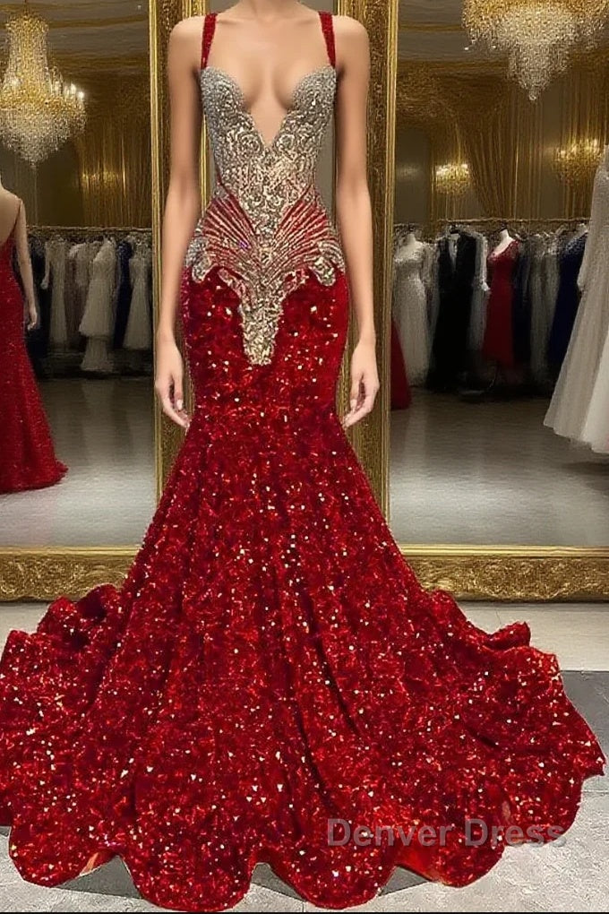 Gorgeous Long Dresses Luxury Black Girls Prom Party Formal Gowns Main image