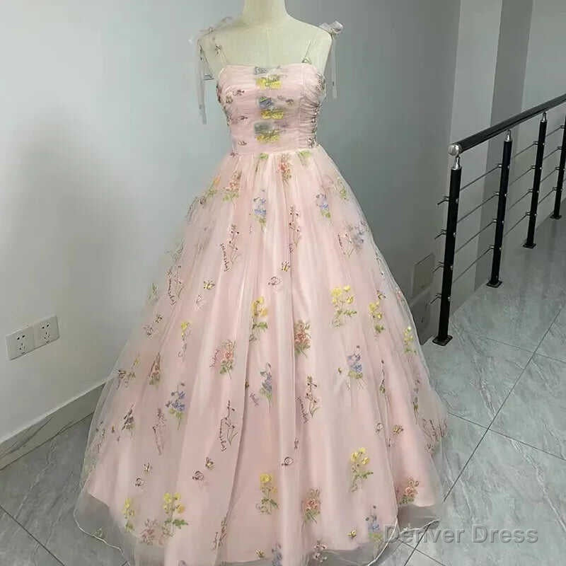 Luxury Floral Embroidery Long Black Prom Dress Women Summer Prom Occasions Reception Dresses