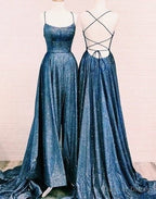 Sequins long Prom Dress
