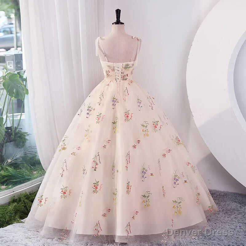 Luxury Floral Embroidery Long Pink Prom Dress Women Summer Prom Occasions Reception Dresses