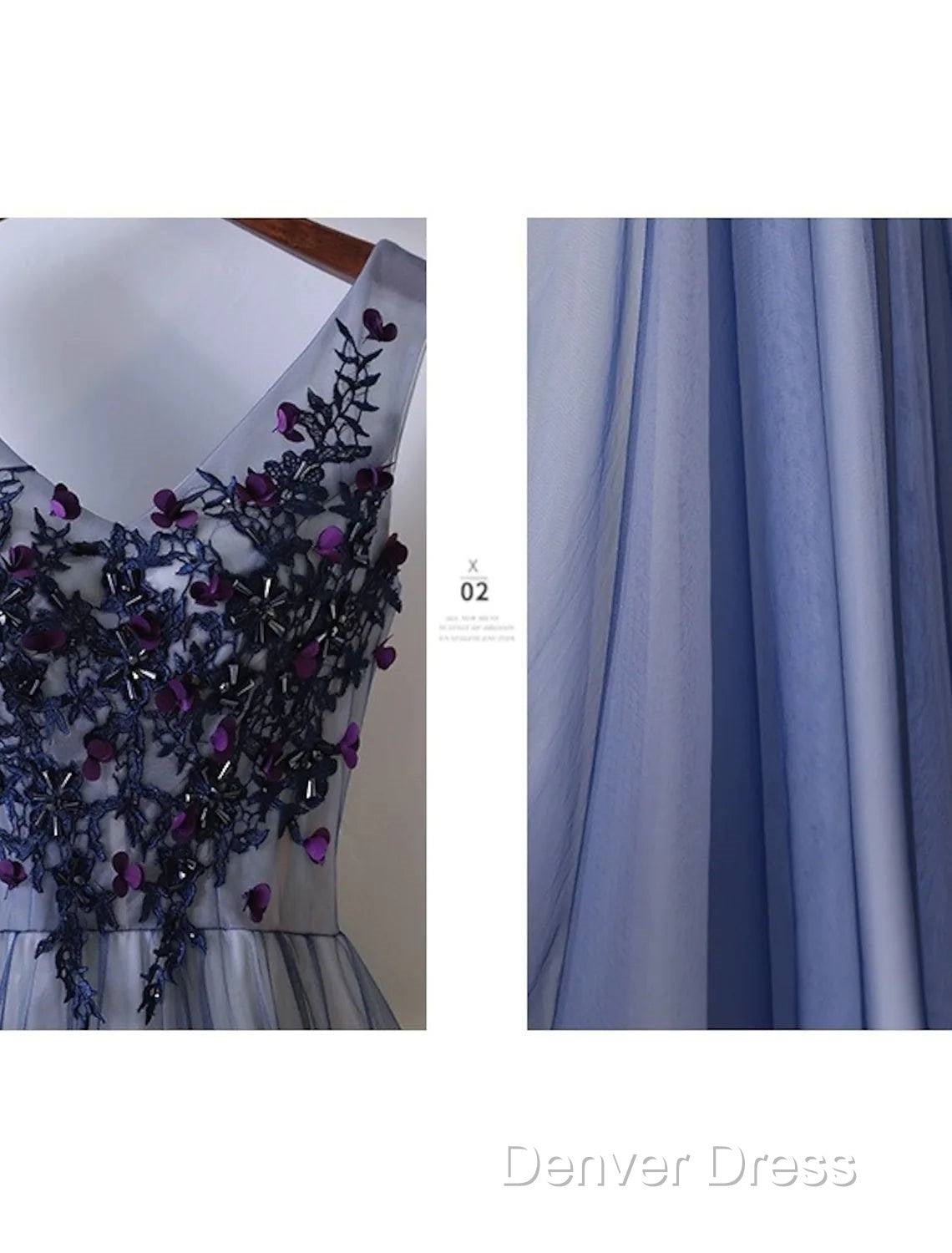 A Line Bridesmaid Dresses V Neck Sleeveless Elegant Floor Length Tulle With Beading Appliques