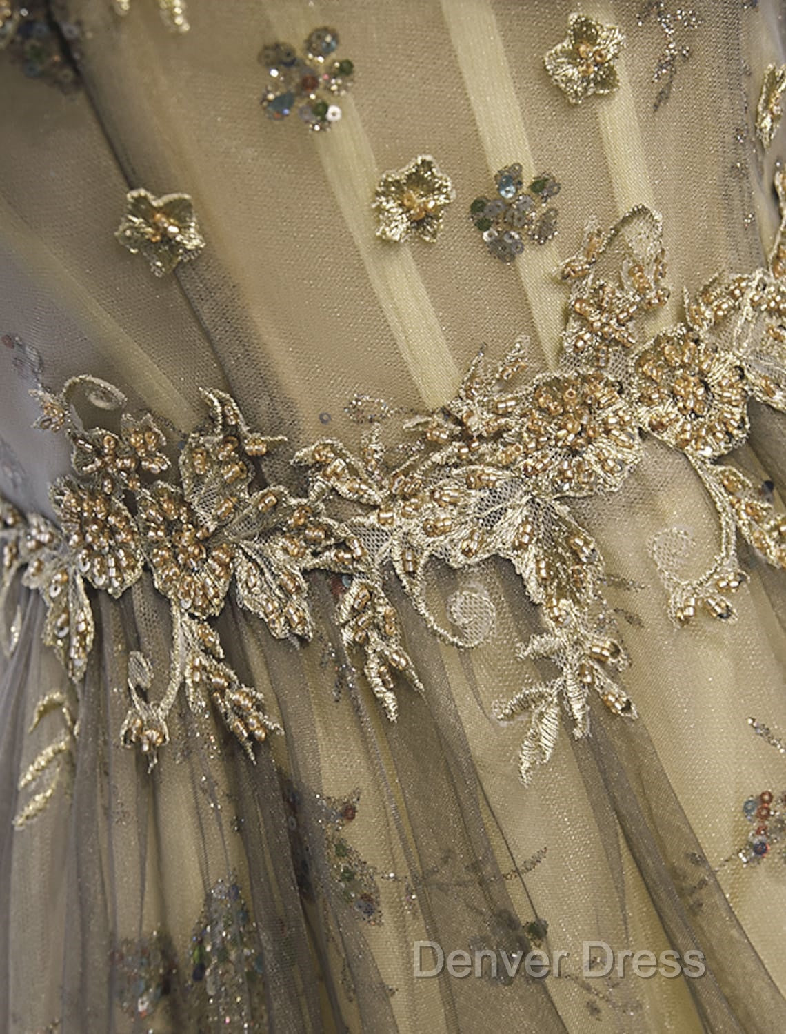 A-Line Evening Gown Elegant Dresses Wedding Floor Length Short Sleeve Tulle With Pleats