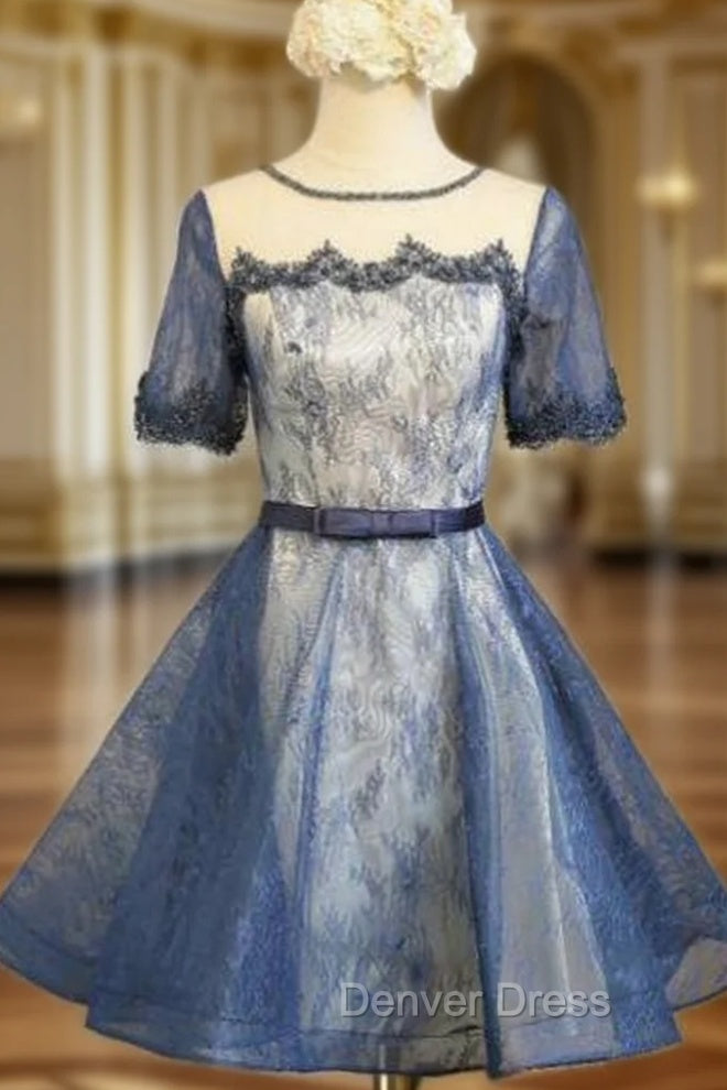 A Line Homecoming Dress Short Mini Juniors Homecoming Dresses Main image