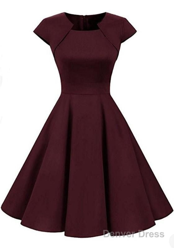 A-Line Homecoming Dress Irregular Draped Round Neck Long Sleeve Midi Dresses