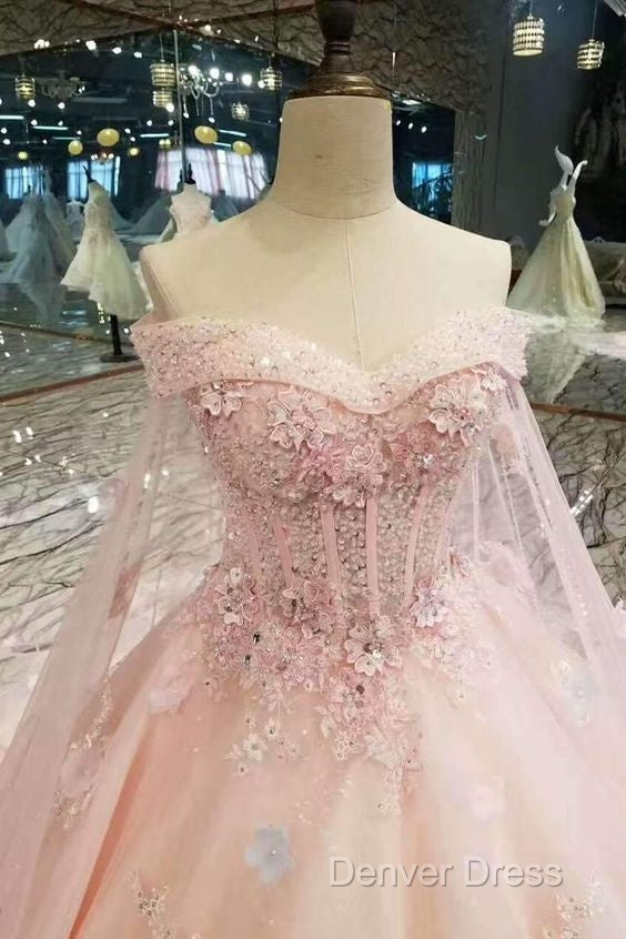 A Line On & Off Shoulder Dress | V Neck Floor Length Lace Gowns Girls Wear Prom Dresses