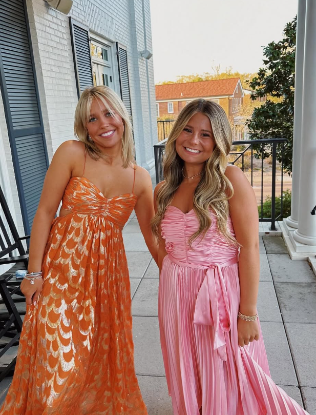 A-Line Orange Prom Dress Fashion Prom Dresses Secondary image
