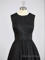 A Line Scoop Asymmetrical Lace Mother of the Bride Dresses With Applique