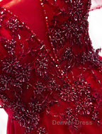 A-Line Prom Dresses Luxurious Dresses Wedding Guest Formal Evening Floor Length Short Sleeve Spaghetti Strap Tulle