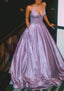 A Line Prom Dresses ,purple fashion Gowns