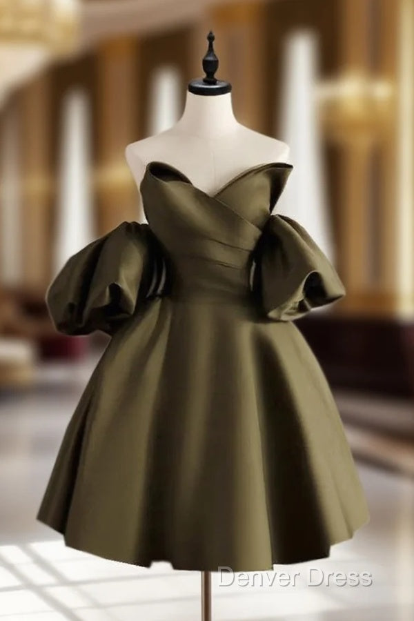 A-Line Puff Sleeves Main image