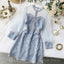 A-Line Short Blue Homecoming Dress Causal Dresses