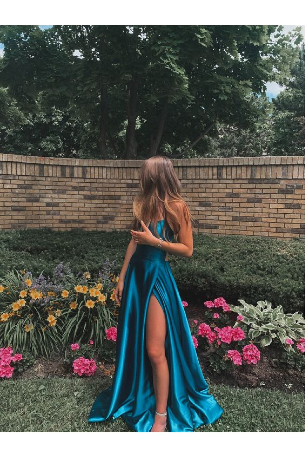 A-Line Simple Stunning Long Prom Dresses Prom Gown Secondary image