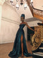 A Line Split Long Prom Dress Cheap Prom Dresses